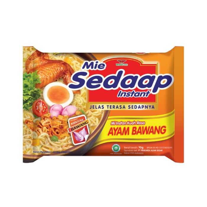 [Bundling 3] Mie Sedaap Kuah Ayam Bawang Mie Instan 70 gram