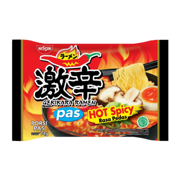 [Bundling 3] Nissin Gekikara Ramen Hot Mushroom 74 gram