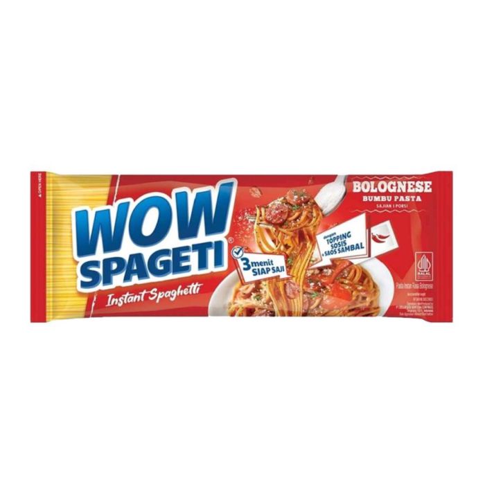[Bundling 3] Wow Spaghetti Meaty Bolognese Pasta 84 gram