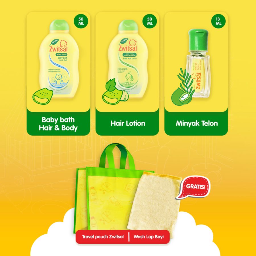 Zwitsal Mini Travel Pack Baby 1pack