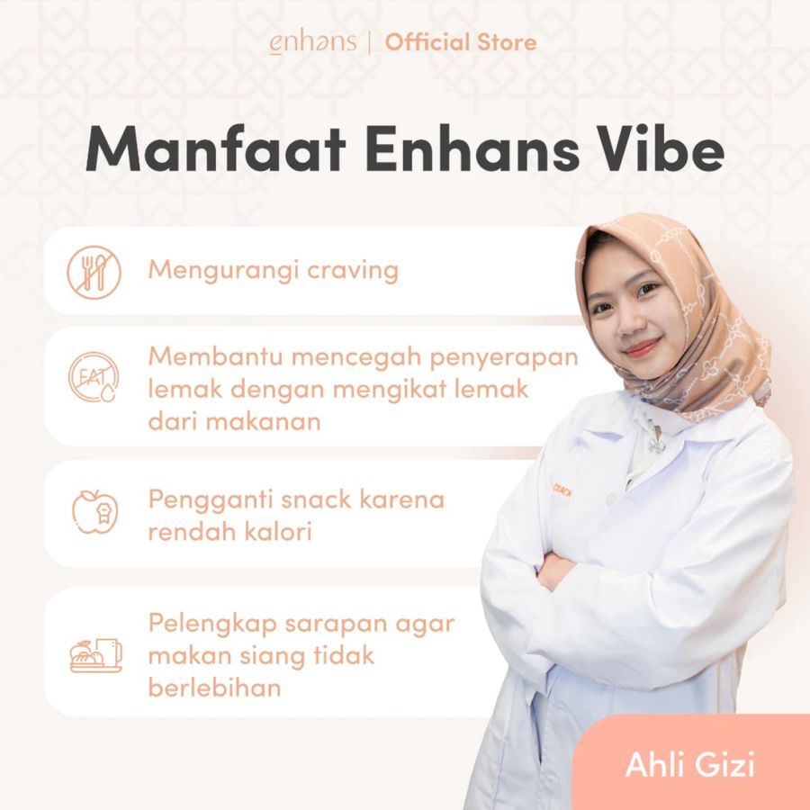 [INVALID] Enhans Vibe GlucoFiber Minuman Tinggi Serat 1 Box 1pcs 1pcs