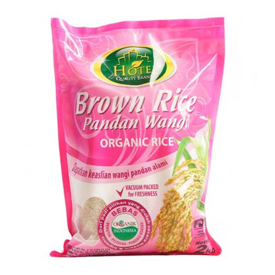 Hotel Beras Coklat Pandan Wangi Organik 2kg