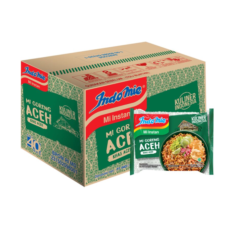 Indomie Mi Goreng Aceh Mie instan Dus 1carton