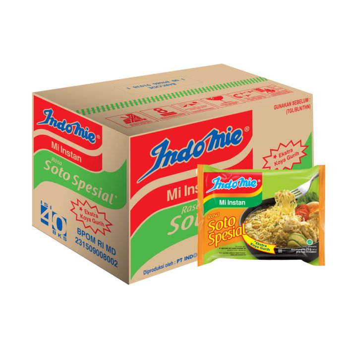Indomie Mi Soto Special Mie instan Dus