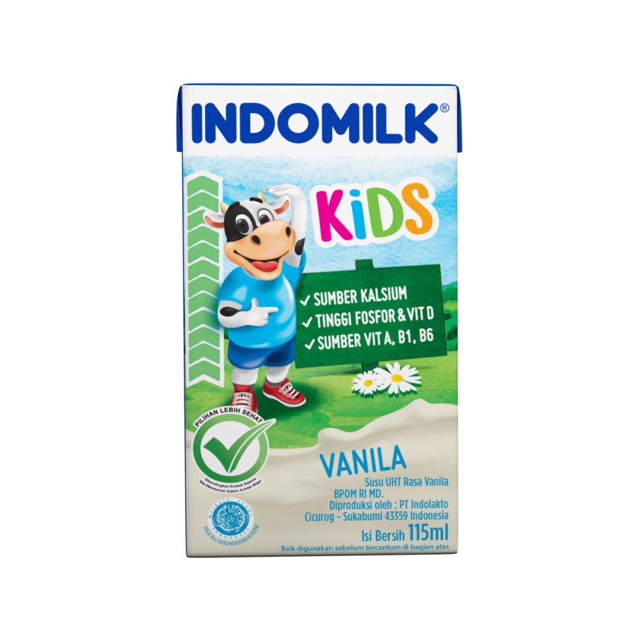 Indomilk Kids Vanilla Susu UHT 115ml