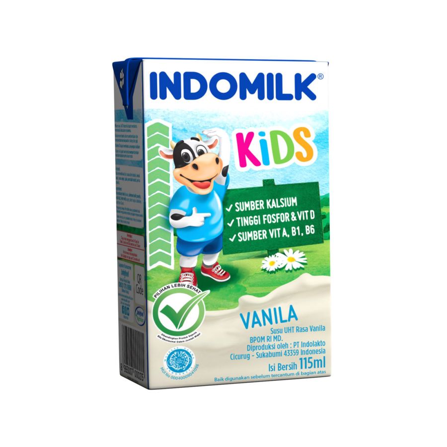 Indomilk Kids Vanila Susu UHT 115ml