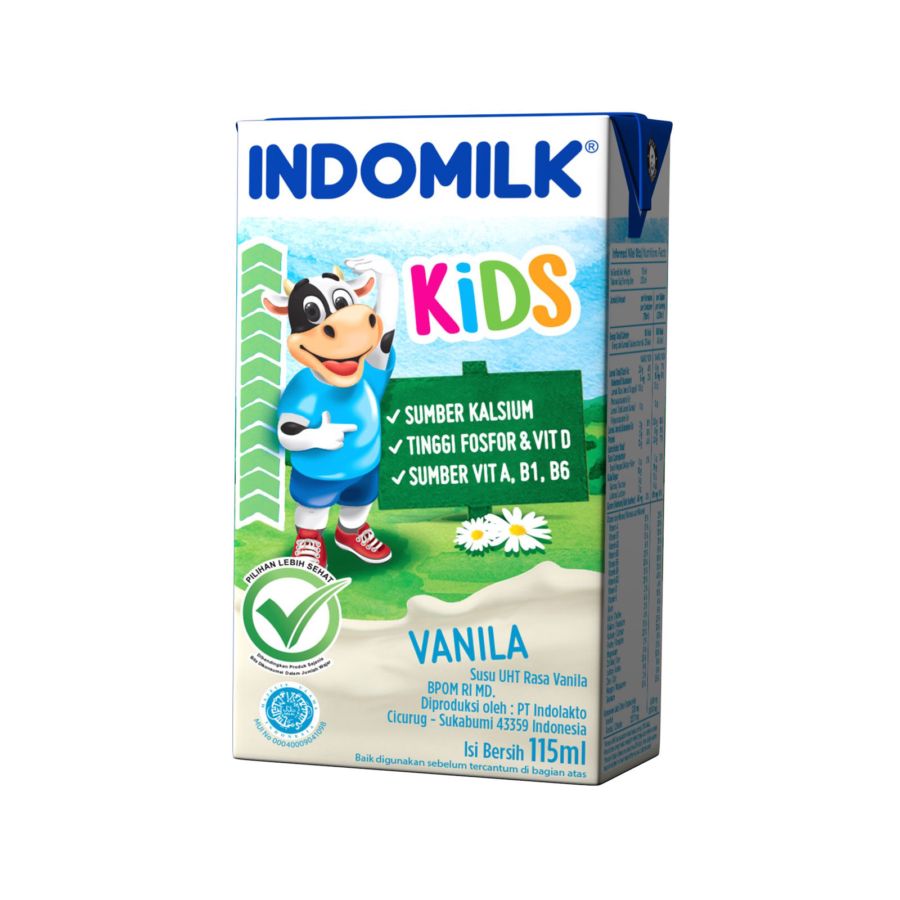 Indomilk Kids Vanila Susu UHT 115ml