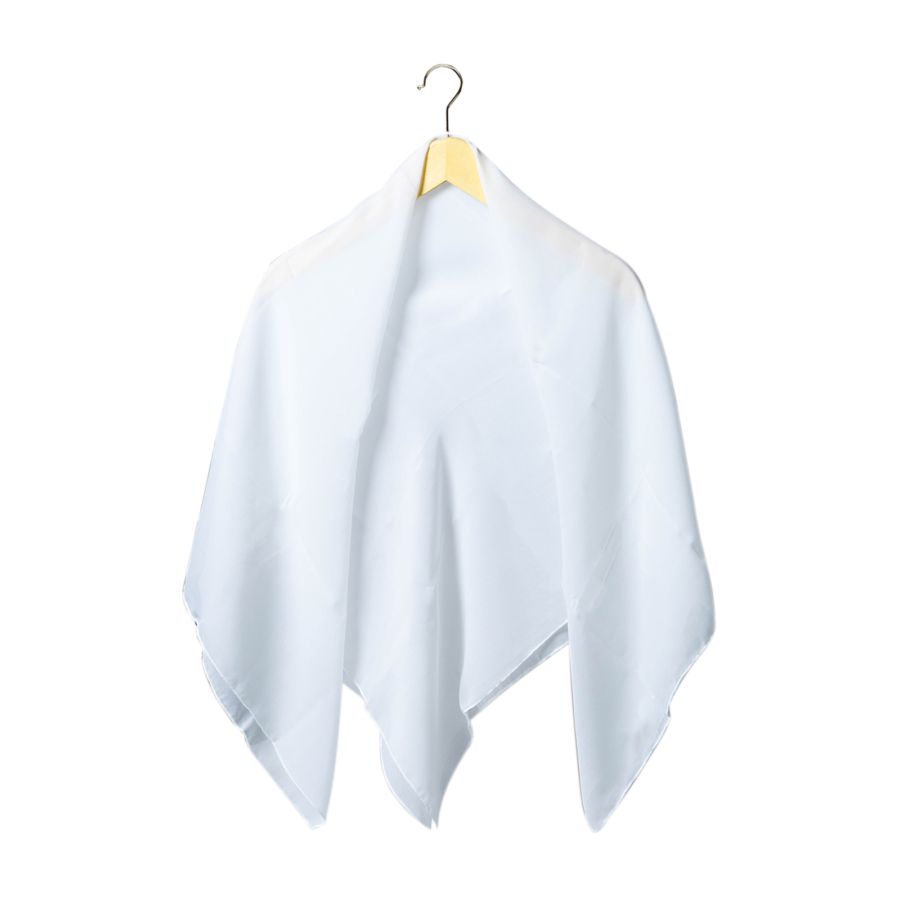 Lozy Hijab Polly Cotton Hijab Segiempat Broken White 1pcs