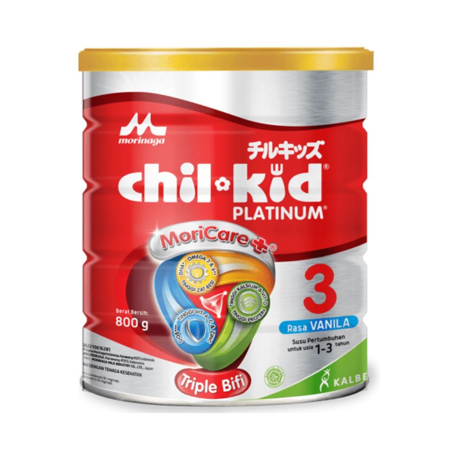 Morinaga Chil Kid Platinum Susu Pertumbuhan Anak 1-3 Tahun Vanila 800gram