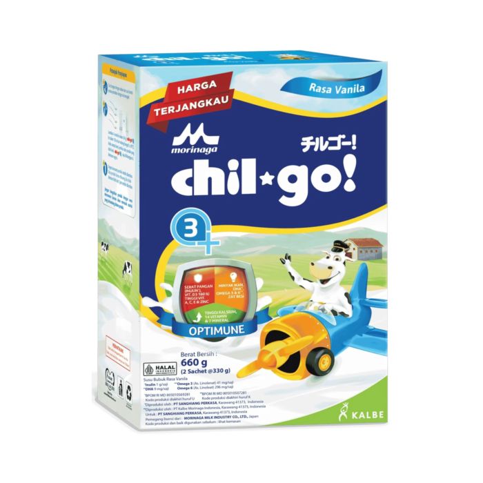 Morinaga Chil Go Vanila 3+ Susu Pertumbuhan Anak Usia 3-12 Tahun