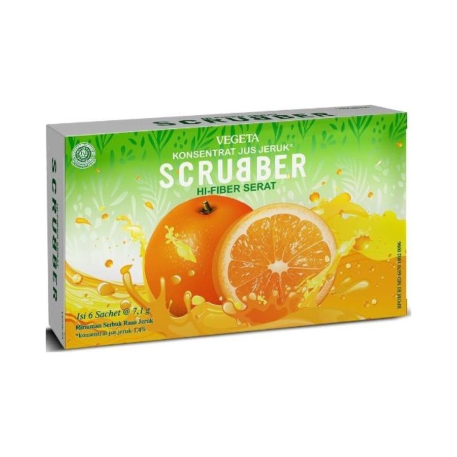Scrubber Vegeta Jeruk 6pcs