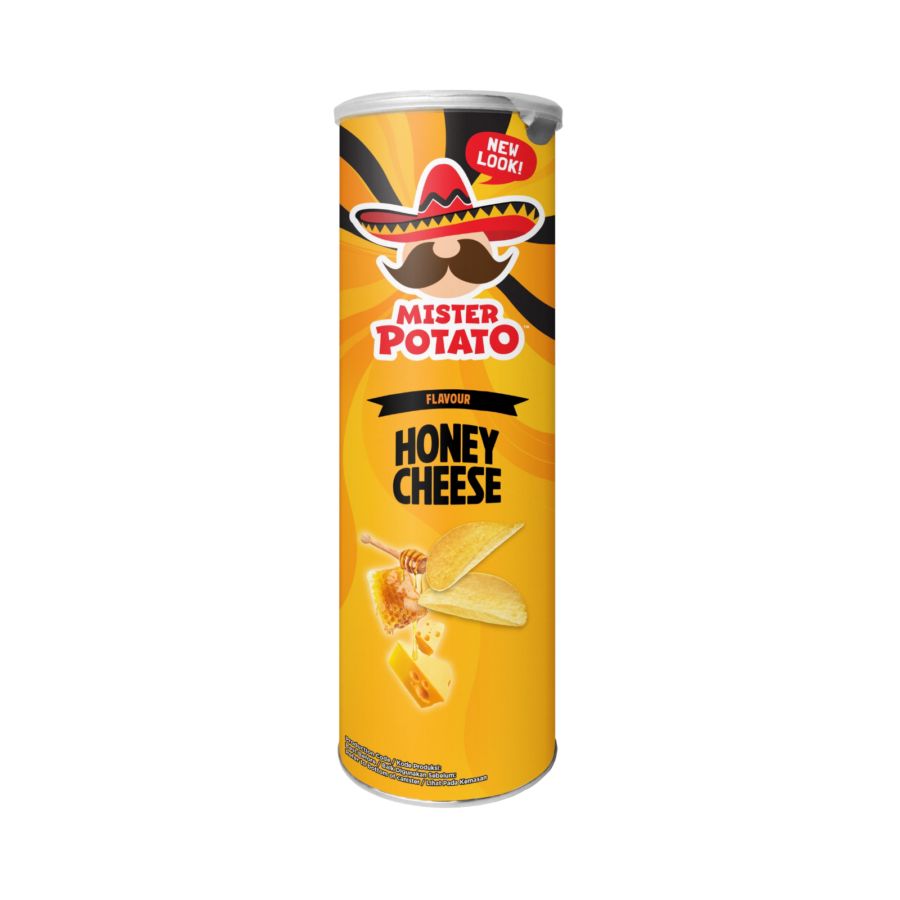 Mister Potato Crisps Flavour Honey Cheese 106 GR 1pcs