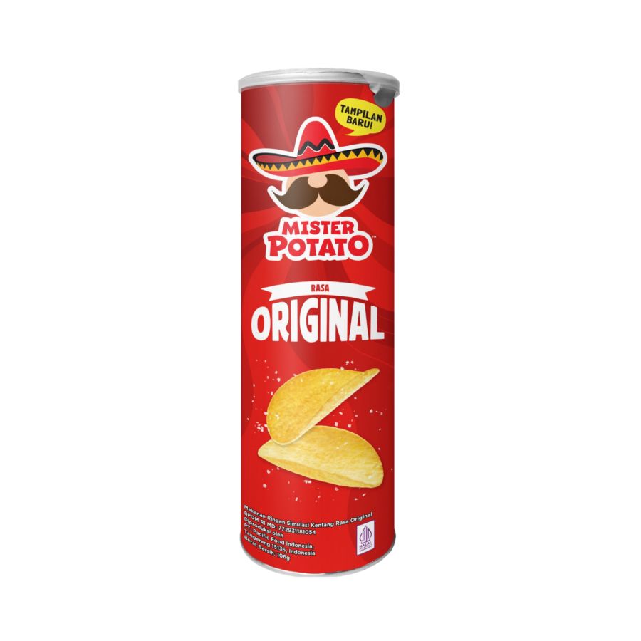 Mister Potato Crisps Original 106 GR 1pcs