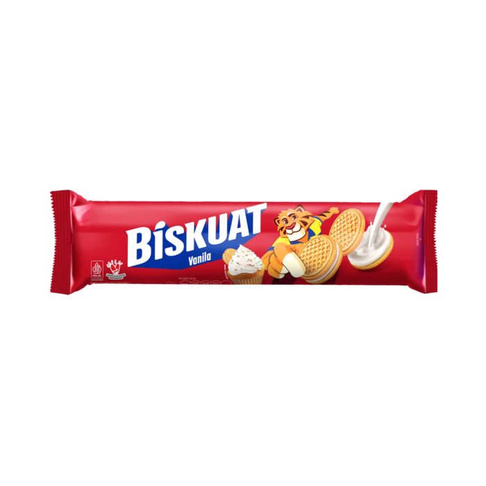 Biskuat Sandwich Krim Rasa Vanilla