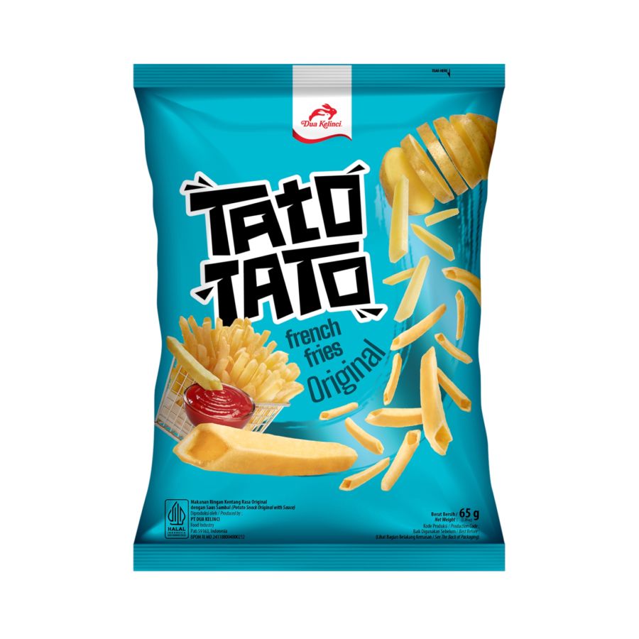 Tato Tato French Fries Original 65 GR 1pcs