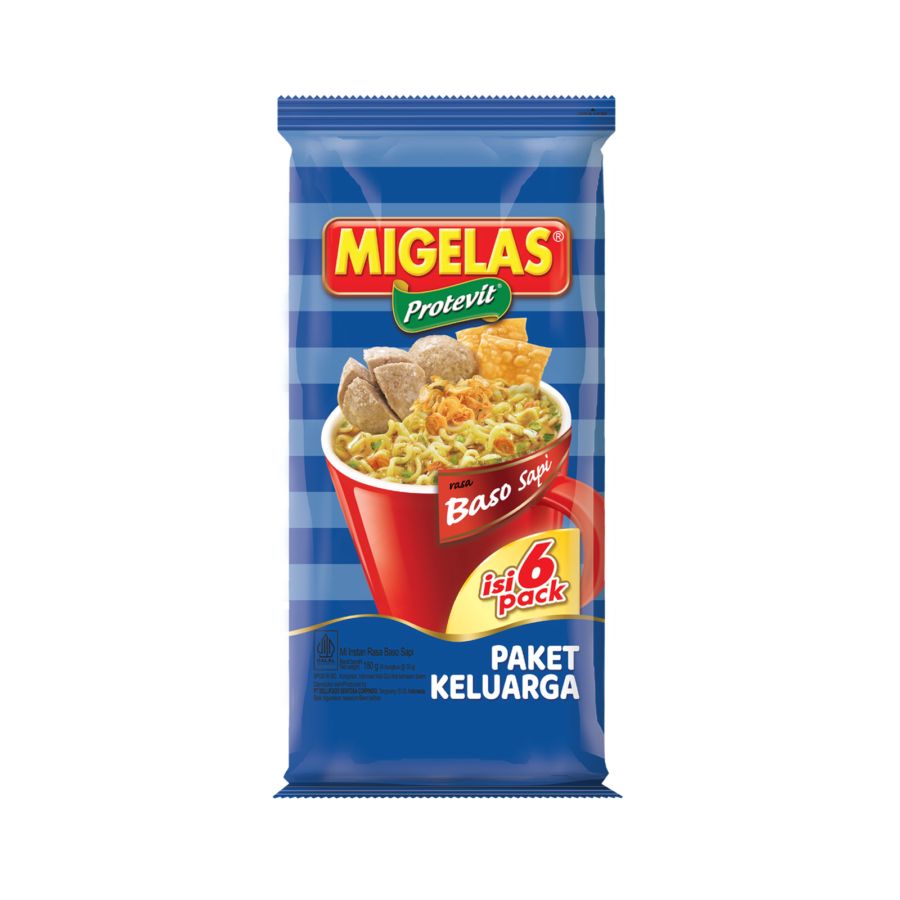 Migelas Paket Keluarga Baso Sapi 6x30gr 180gram