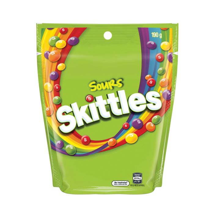 Skittles Family Bag Pouch Sours