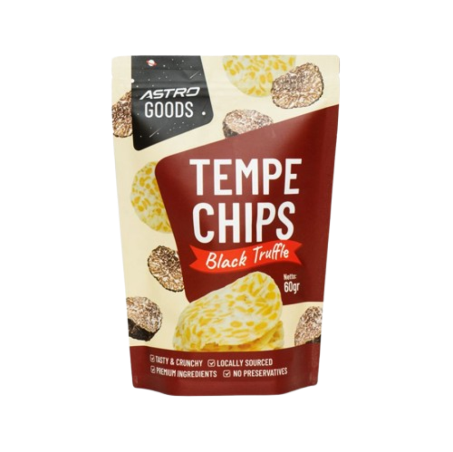 Tempe Chips Black Truffle Keripik Tempe Astro Goods 60gram