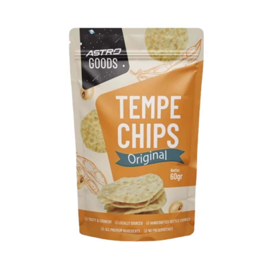 Tempe Chips Original Non MSG Keripik Tempe Astro Goods 60gram 60gram