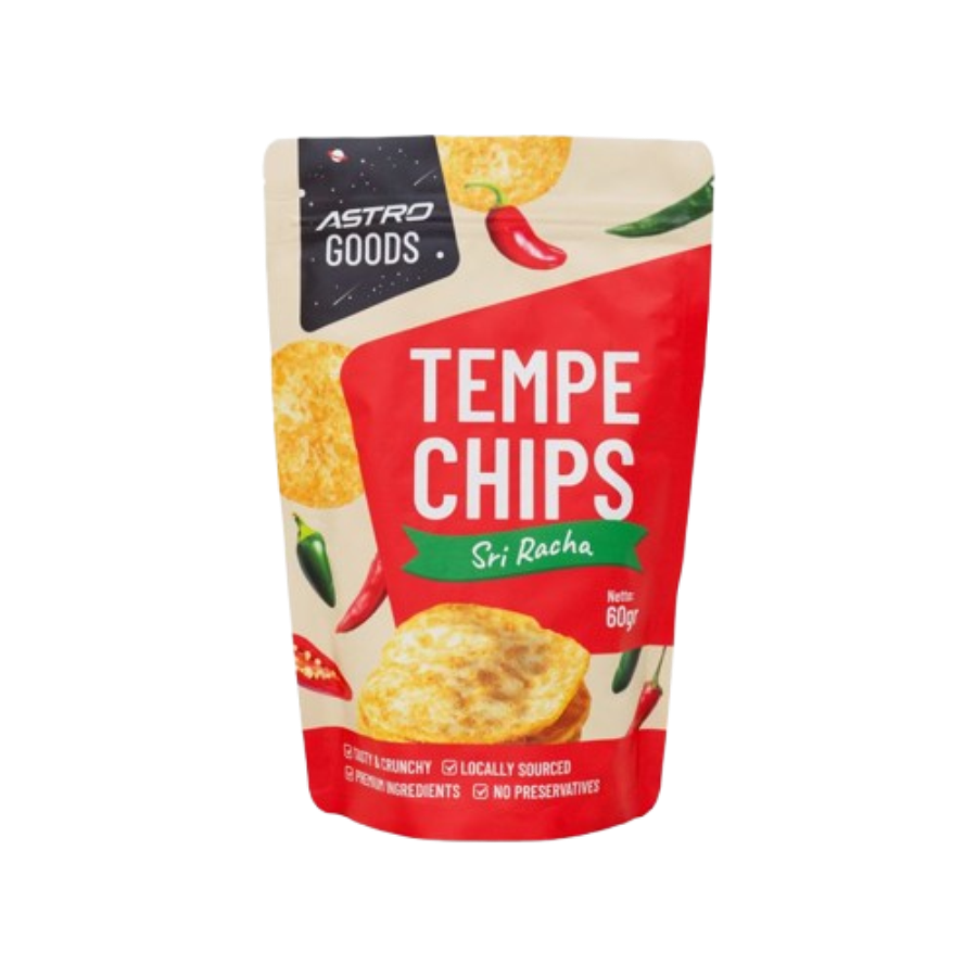 Tempe Chips Sri Racha Sauce Keripik Tempe Astro Goods 60gram