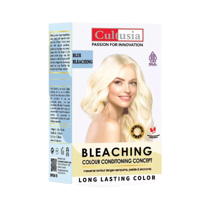 Cultusia Blue Bleaching Color Conditoning Concept