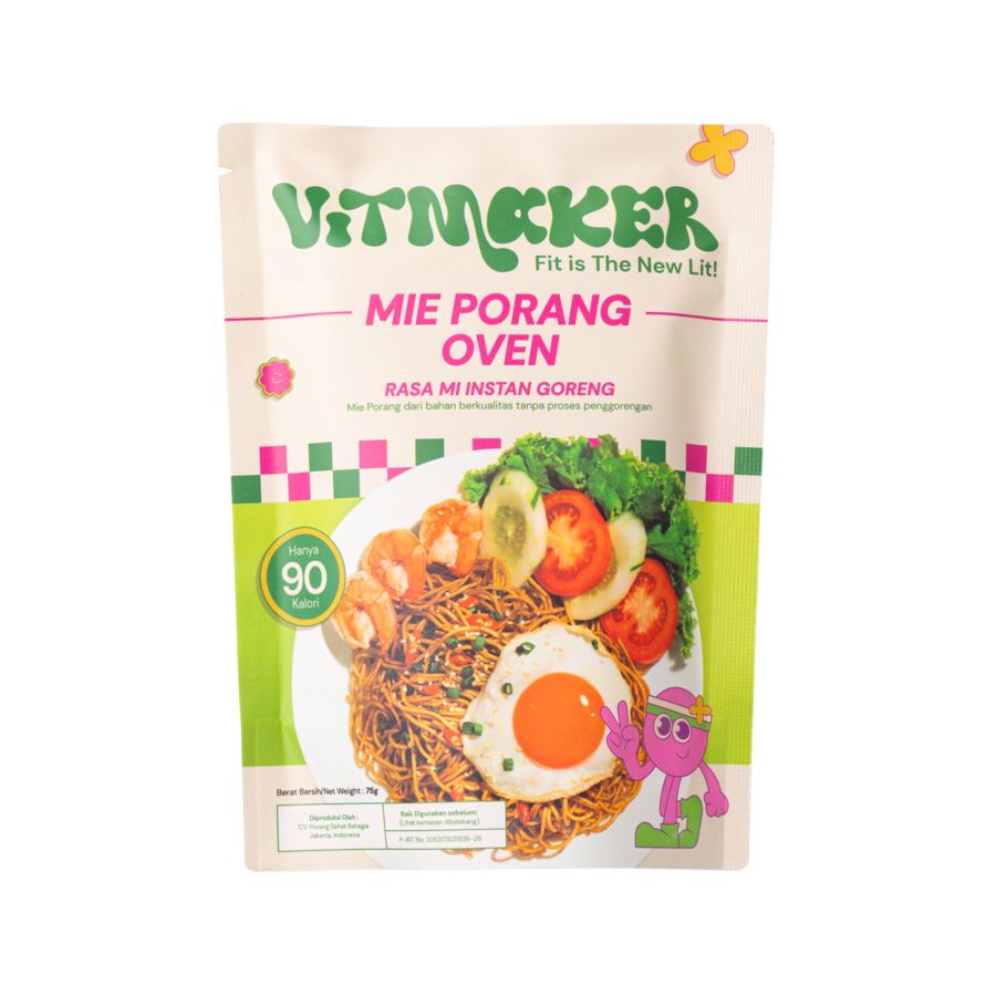 Vitmaker Mie Porang Goreng Mie Instan 75gram