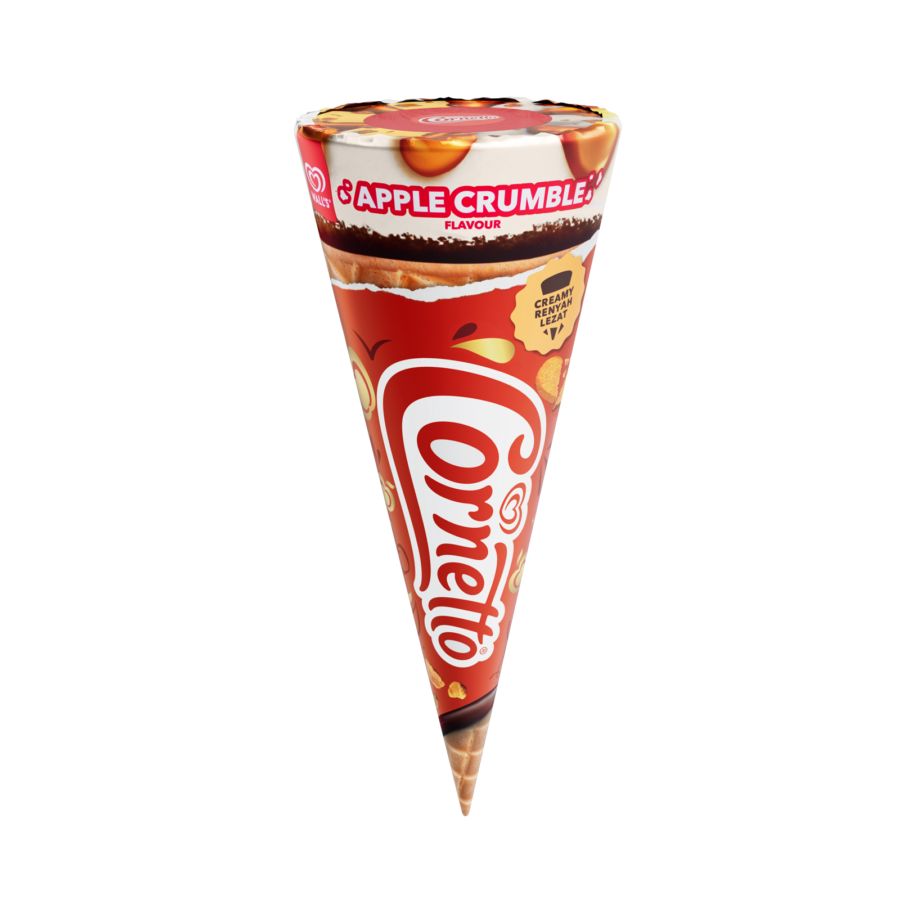 Walls Cornetto Apple Crumble 108ml 1pcs