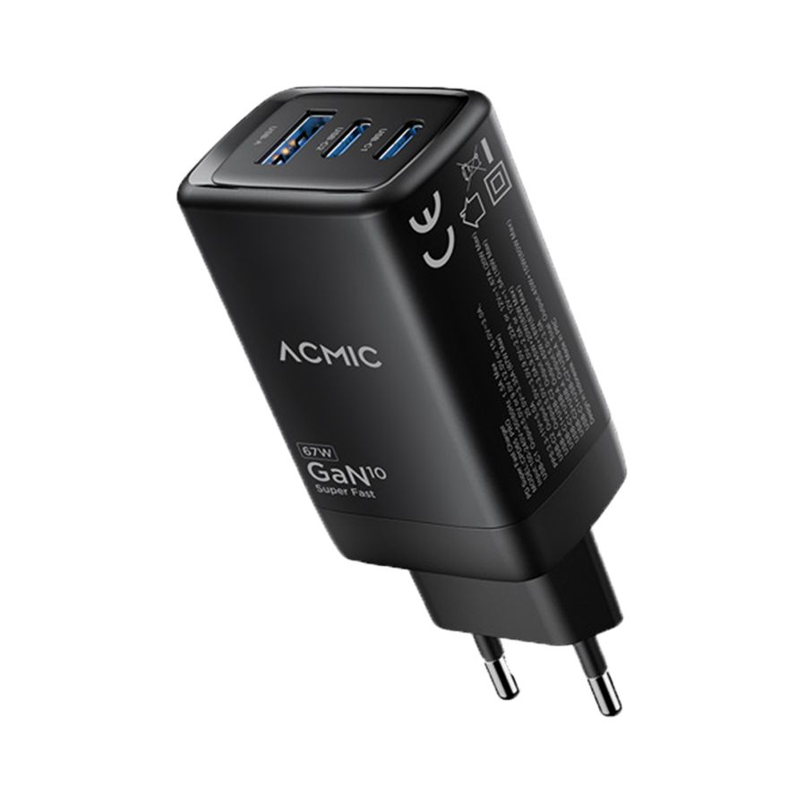 Acmic CPD65 GaN Type C 67W Adaptor Charger Super Fast Charging 1pcs