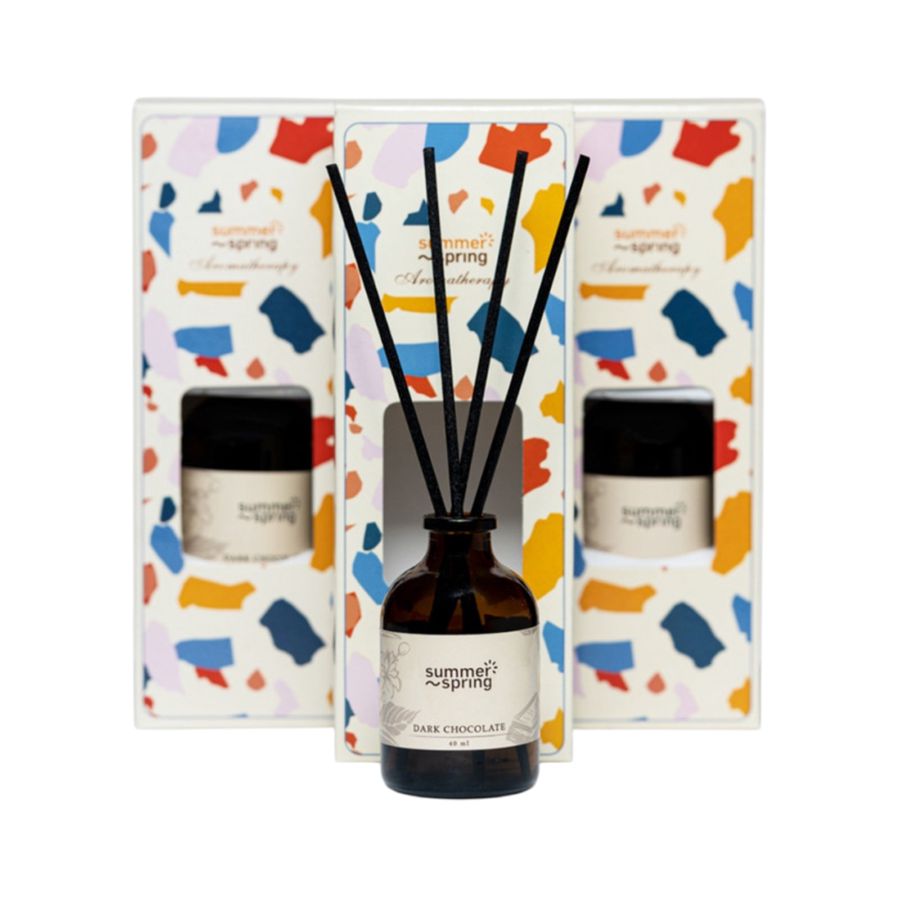 Summerspring Dark Chocolate Reed Diffuser Pengharum Ruangan 40ml