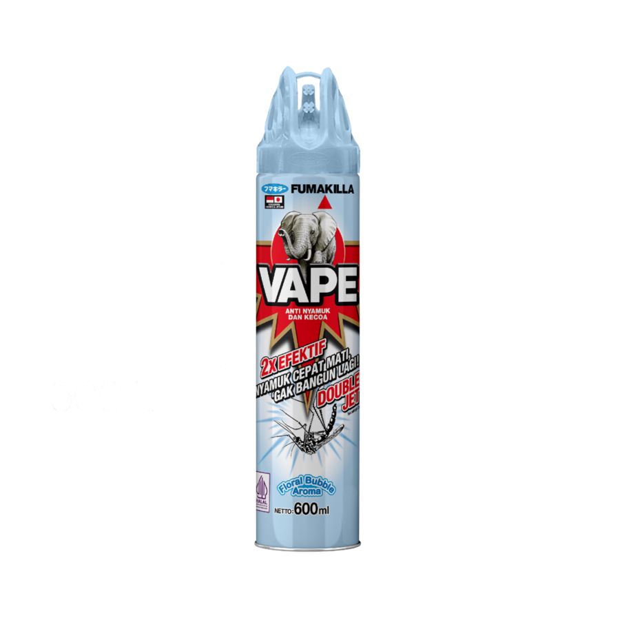 Vape Aerosol Pembasmi Nyamuk Floral Bubble Aroma 0.425 AE 600ml 1pcs