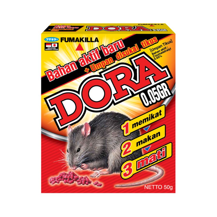 Fumakilla Dora Racun Pembasmi Tikus 50gr 1pcs