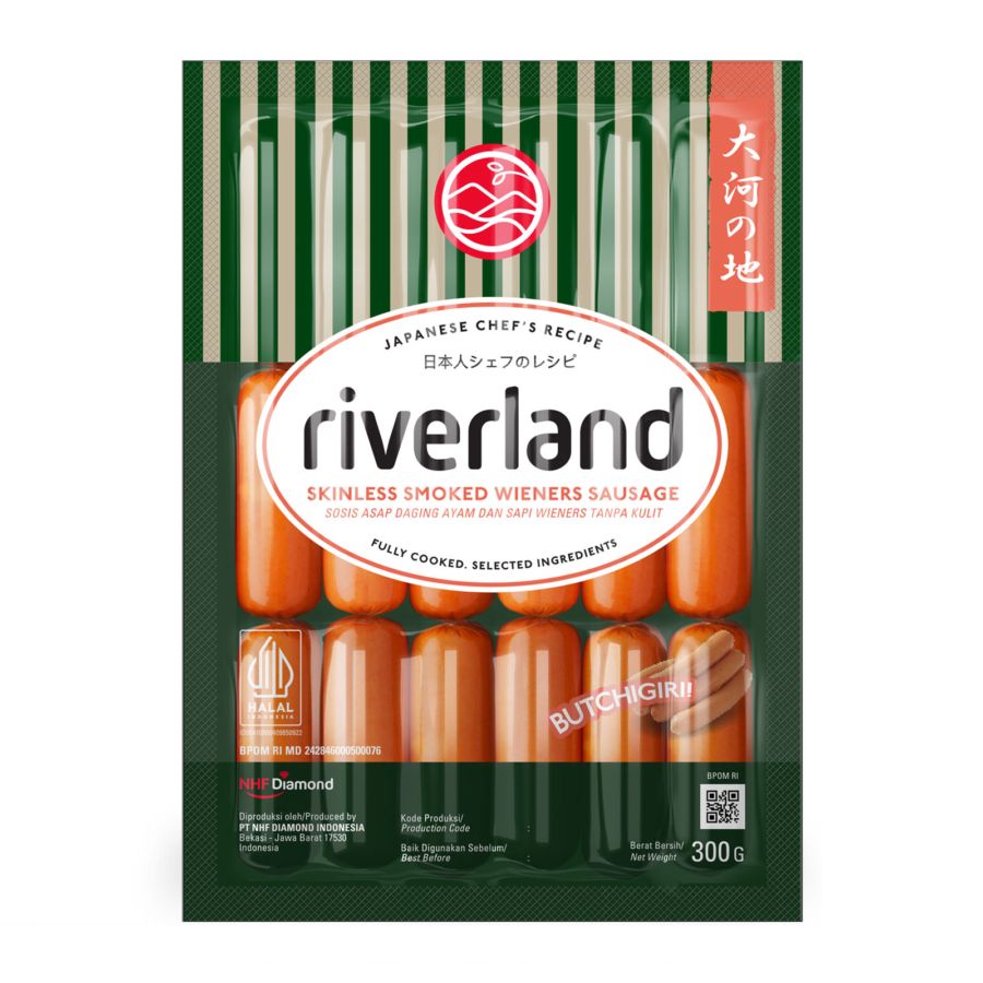 Riverland Skinless Smoked Wieners Cocktail 300gram