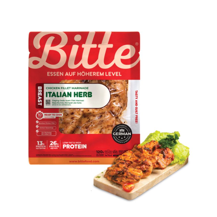 Chicken Breast Fillet Marinade Italian Bitte/Dada Ayam 120gram