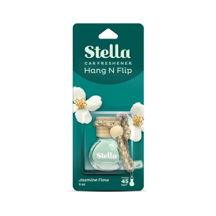 Stella Car Freshener Hang n Flip Jasmine Flow
