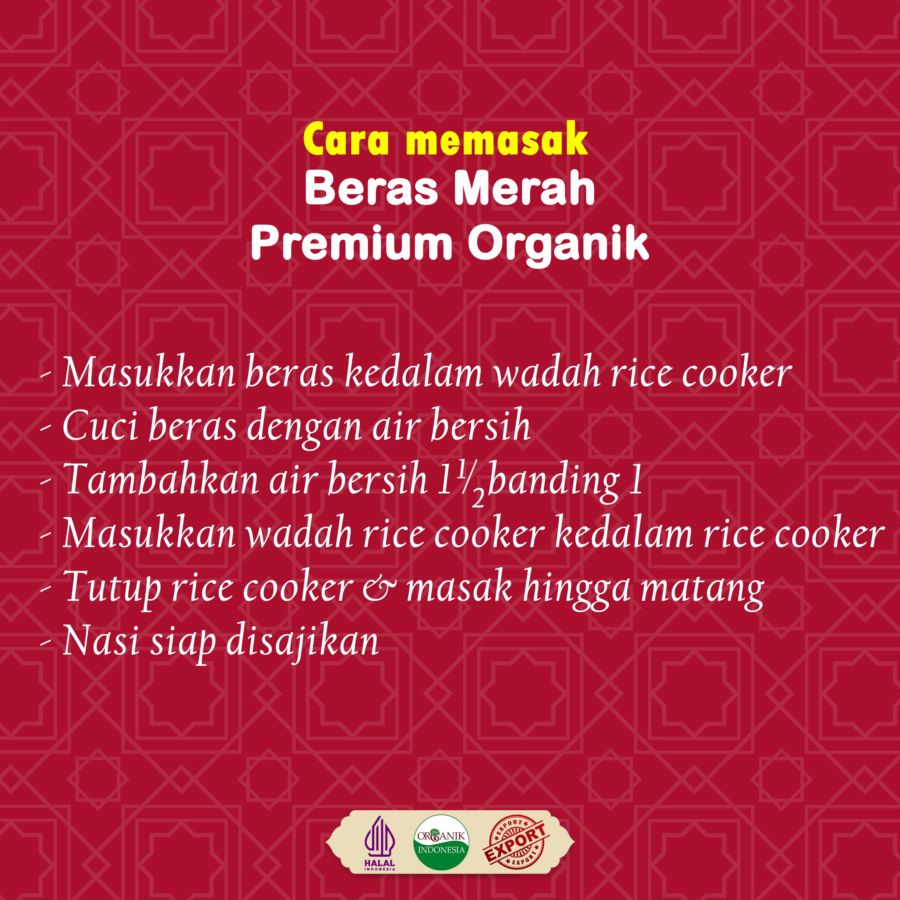 Hotel Beras Merah Premium Organik 2kg
