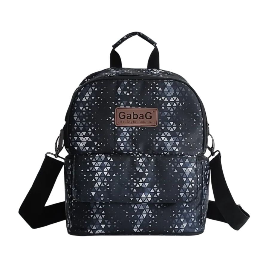 GabaG Backpack Sling Double Compartment Cooler Bag Onyx 1pcs