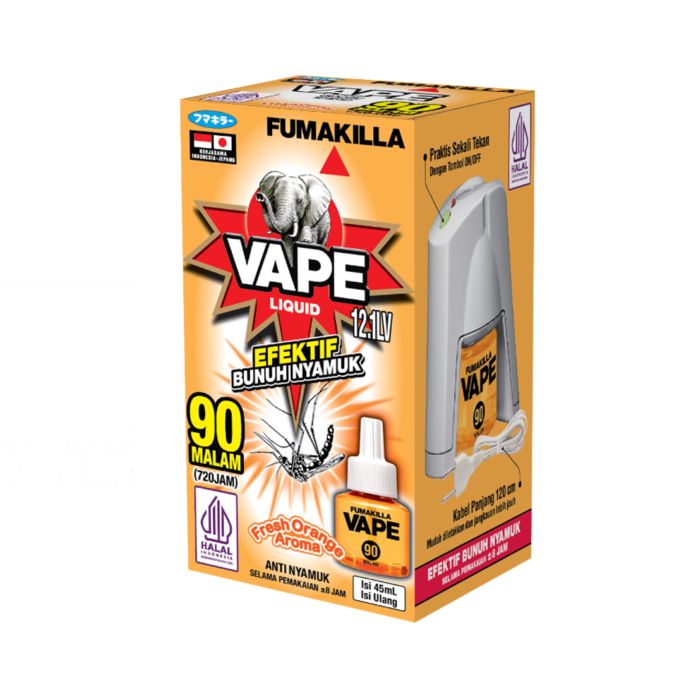Vape Liquid Orange 90 Malam Refill