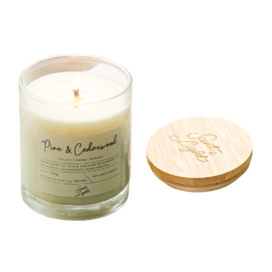 Scent & Light Classic Scented Candle Pine & Cedarwood 170gram