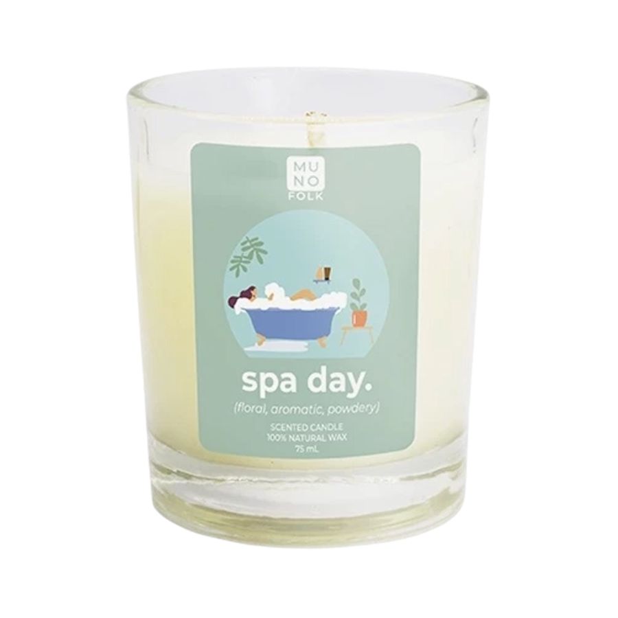 Muno Folk Spa Day Lilin Aromaterapi Glass 75ml