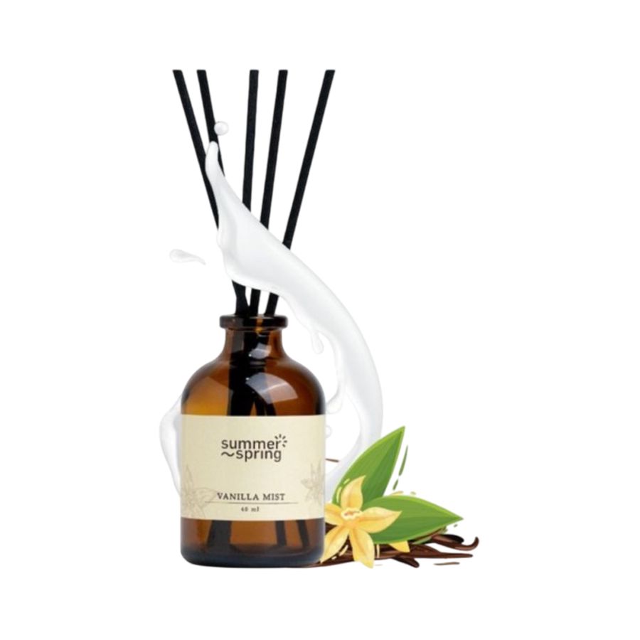 Summerspring Vanilla Mist Reed Diffuser Pengharum Ruangan 40 ML 1pcs