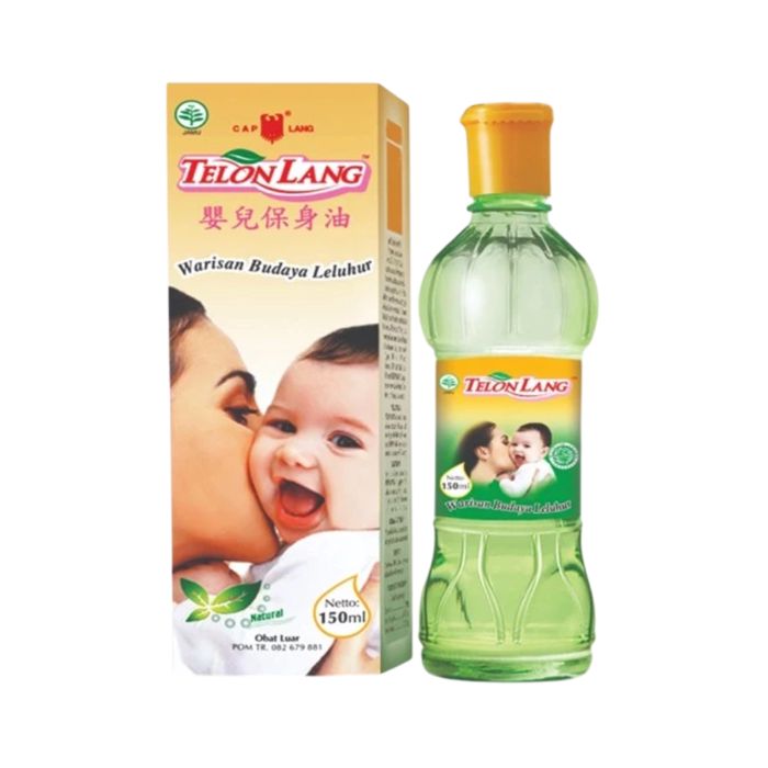 Cap Lang Telon Lang Minyak Masuk Angin dan Kembung pada Bayi 150 ml