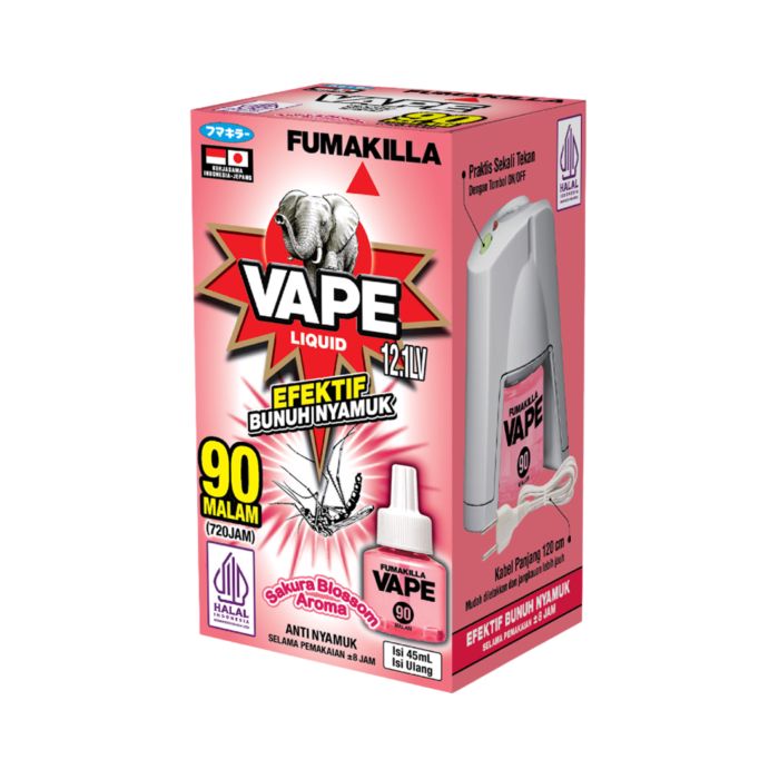 Vape Liquid Sakura Blossom 90 Malam Refill