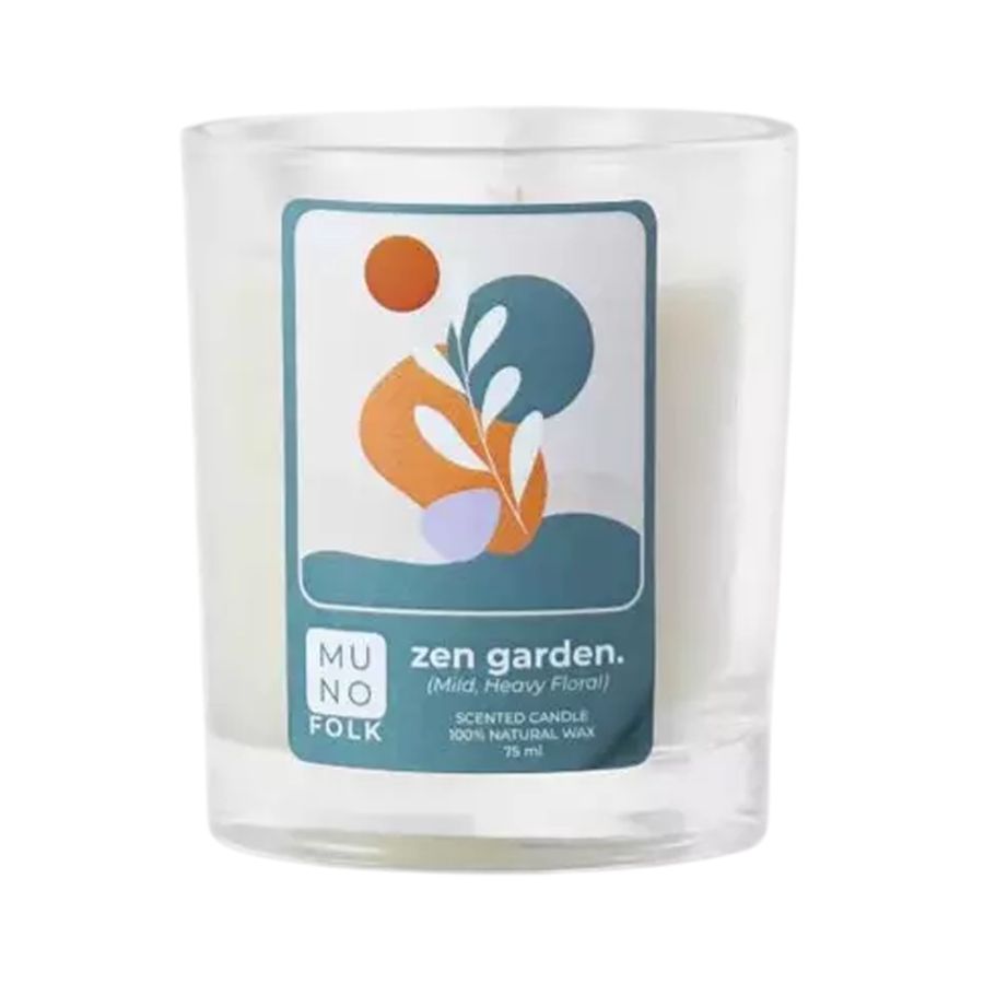Muno Folk Zen Garden Lilin Aromaterapi Glass 75ml