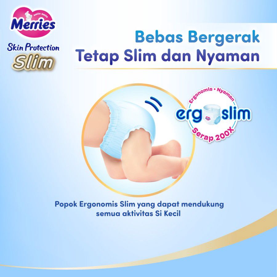 Merries Skin Protection Slim Pants Diapers L50 1pcs