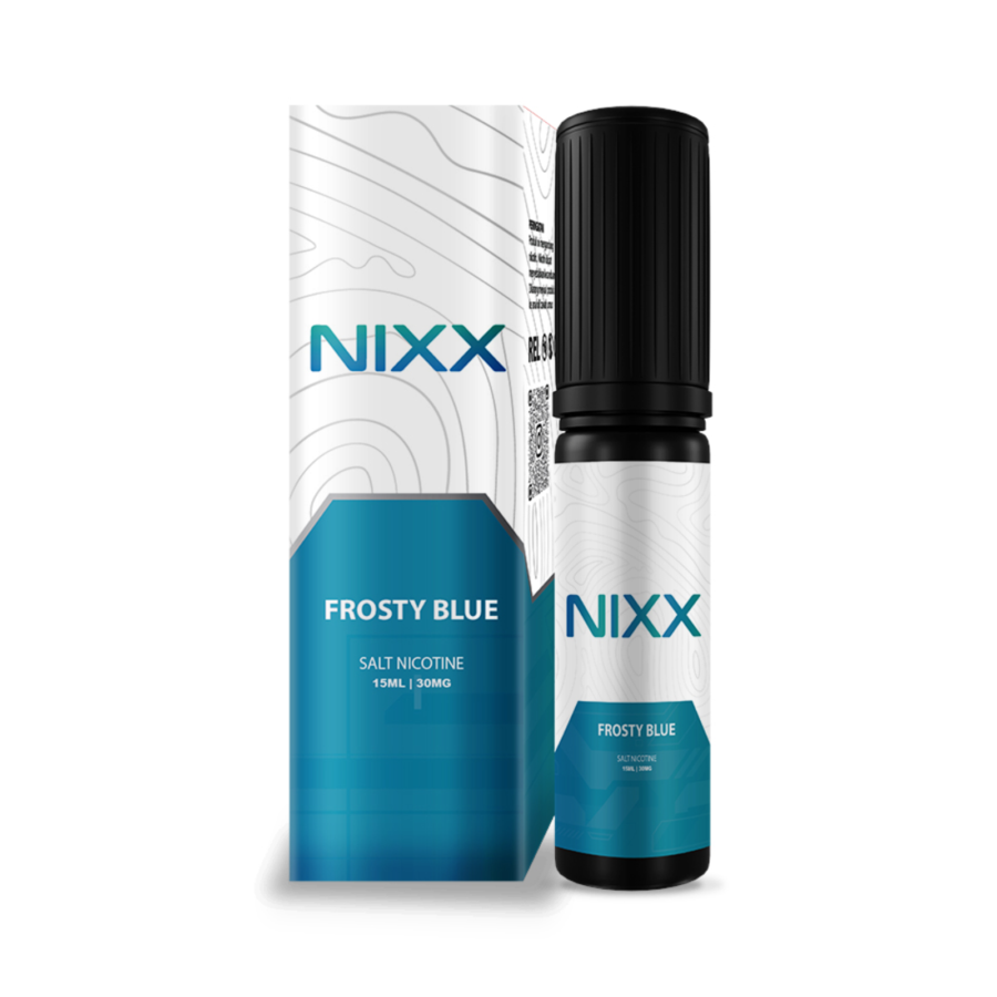 Nixx Saltnic Frosty Blue Liquid Rokok Elektrik 15ml