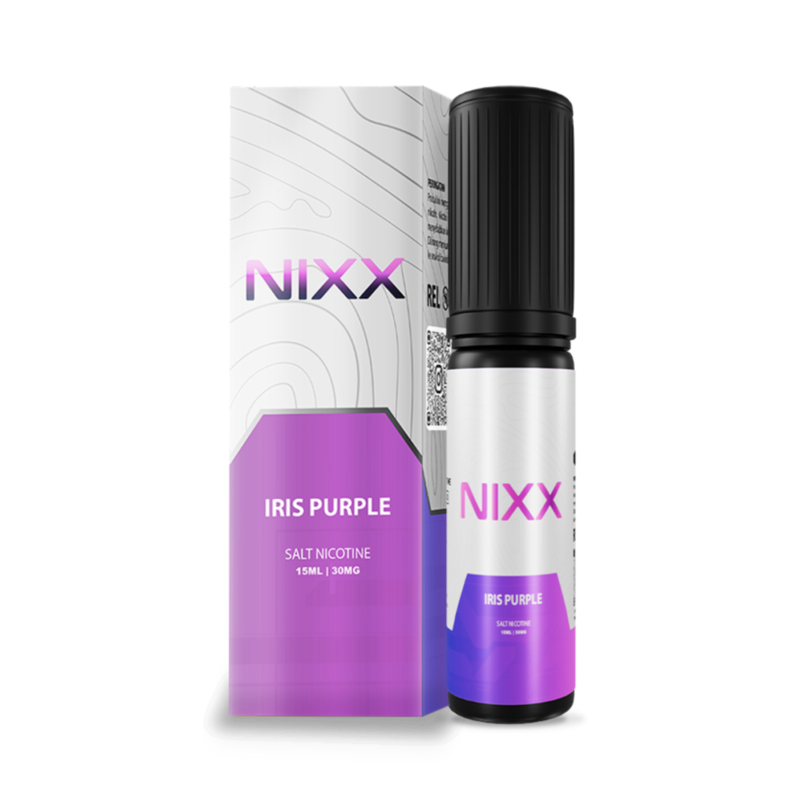 Nixx Saltnic Iris Purple Liquid Rokok Elektrik 15ml