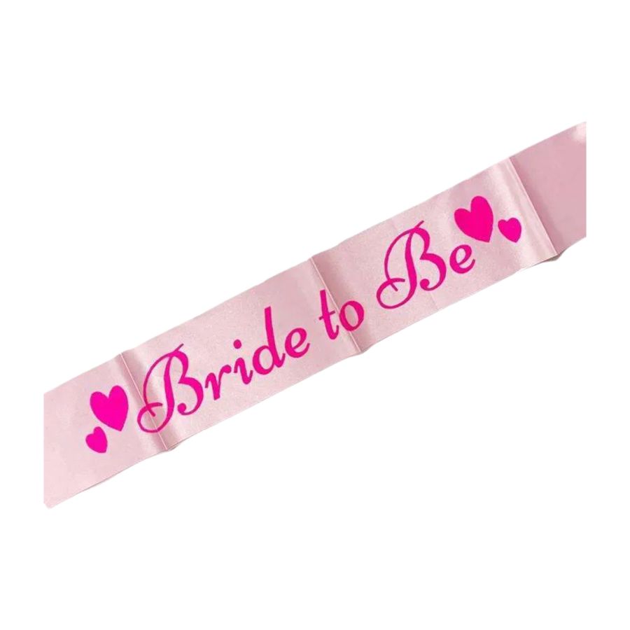 Selempang Pink Bride to Be Bridal Shower 1pcs