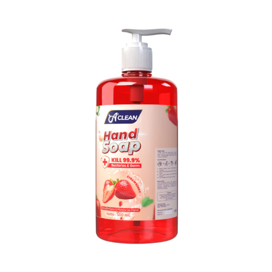Amorens A'Clean Fresh Strawberry Hand Soap 500ml
