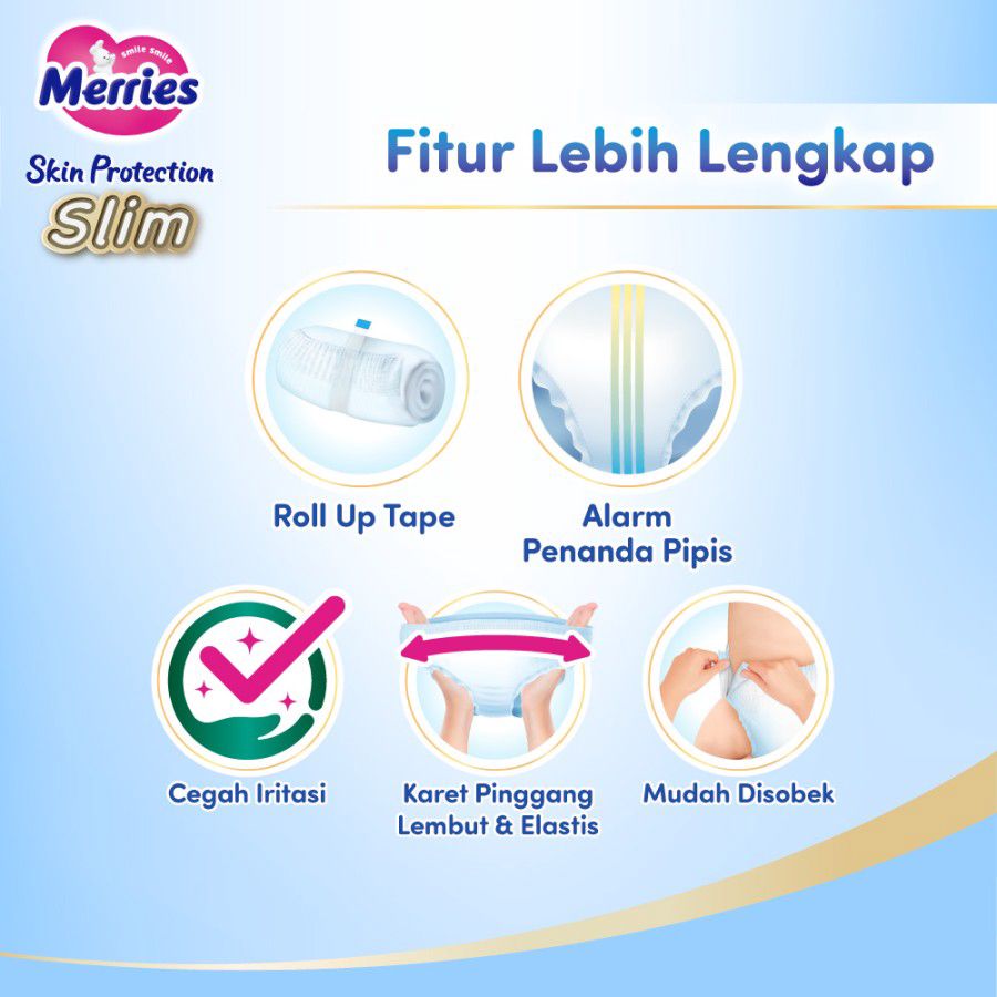 Merries Skin Protection Slim Pants Diapers L50 1pcs