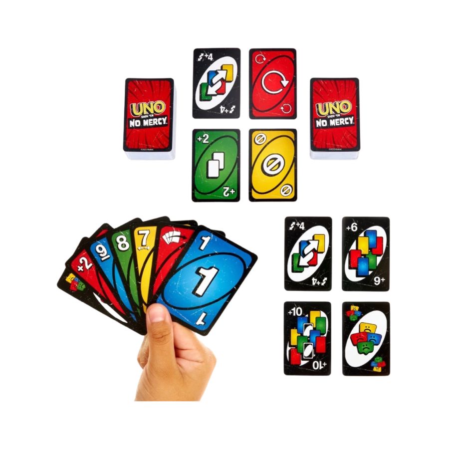 UNO Show 'Em No Mercy Permainan Kartu 1pcs